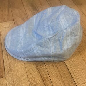 Light Blue Plaid Caddy Cap